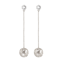 Серьги-гвоздики «Эйфория» в серебре, 1 комплект MeiTan style MeiTan